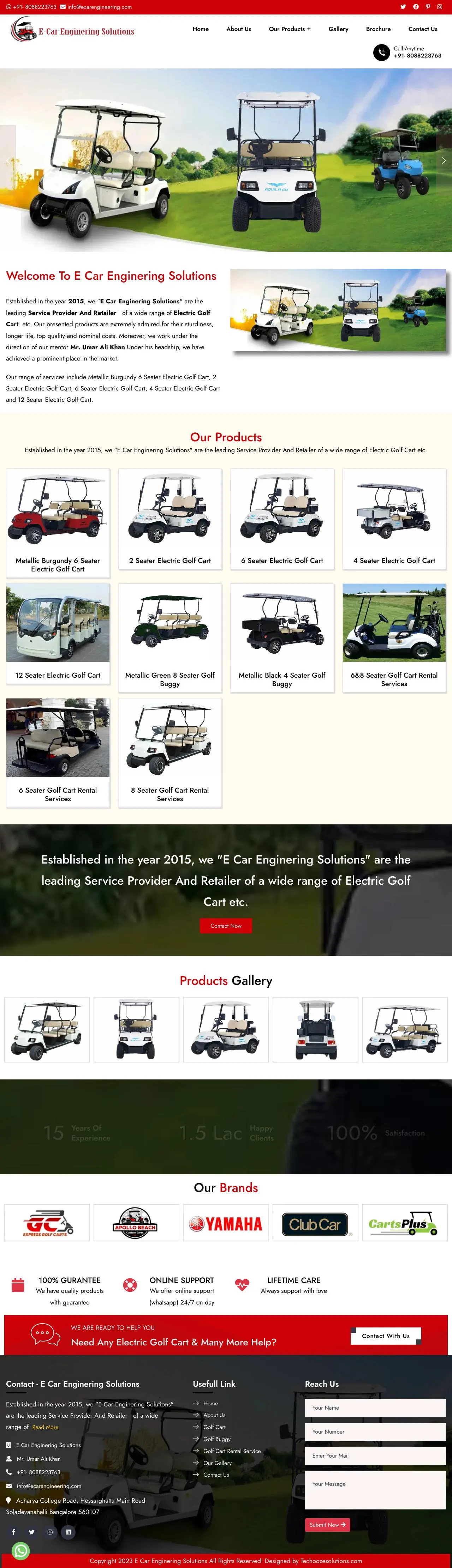 Engineering company website project